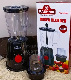 2 in 1 Rashnik Blenders
Blender Plus Grinder 450 Watts