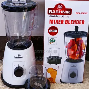 Rashnik 2 in 1 Blender Plus Grinder
450 Watts. Black and White Only