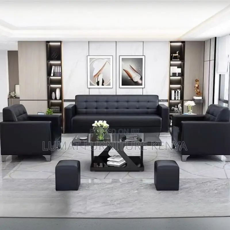 Modern Reception Sofa Set – 5 Seater