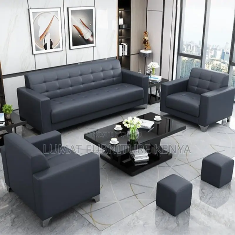 Modern Reception Sofa Set – 5 Seater