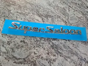 Supersaloon 3d Boot Chrome Decal Badge