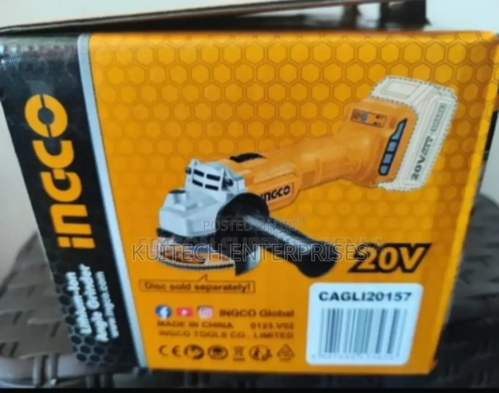 Ingco Cordless Grinder/ Electric Cordless Angle Grinder Ingco Machine