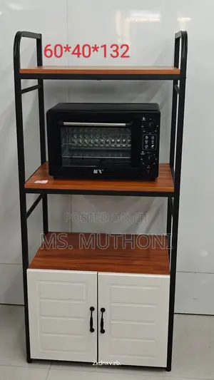 Aesthetic Multipurpose Storage Rack With a Drawer