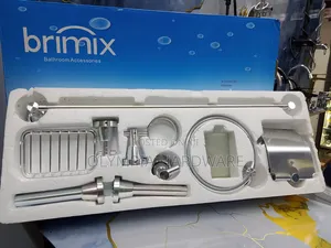 Brimix Bathroom Accessories Set (Silver)