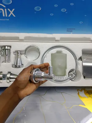 Brimix Bathroom Accessories Set (Silver)