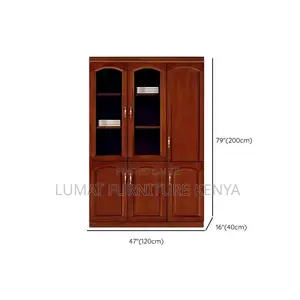 Strong 3-Door Wooden Office Cabinet
