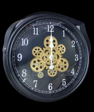 Rotating Moving Gear Wall Clock