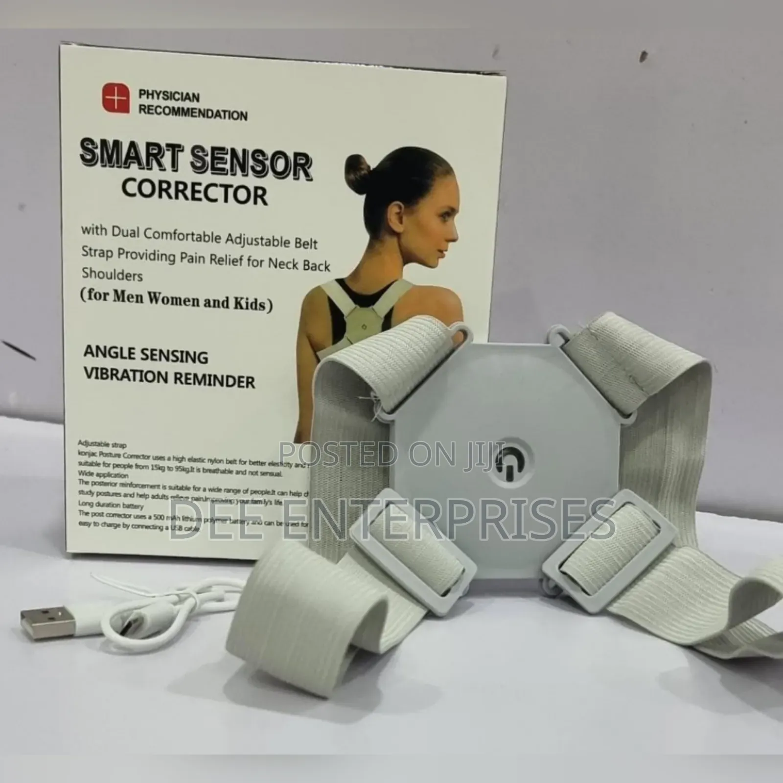 Rechargeable Smart Sensor Posture Corrector