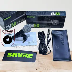 Shure Sm58 Dynamic Vocal Microphone +Cable