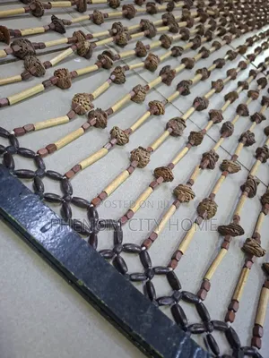 Wooden Bead Salon/Kinyozi Curtains