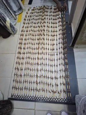 Wooden Bead Salon/Kinyozi Curtains