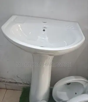 Hand Wash Sink (White Pedestal)