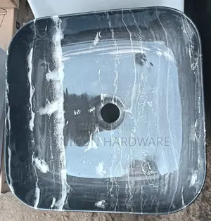 Countertop Handwash Sink (Black Marble)