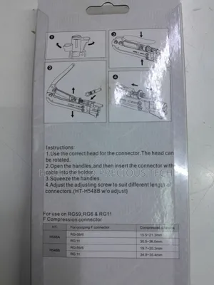 Coaxial Compression Toolkit(Crimping Rg59,Rg6 Rg11)