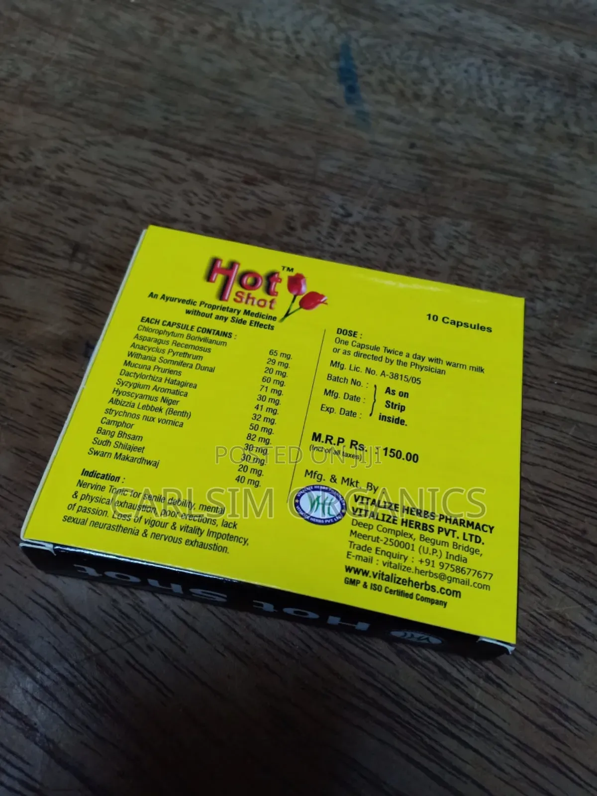 Hot Shot Capsules 10's