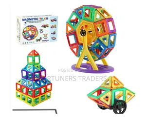Magnetic Tiles Blocks Building Toys Set for Kids