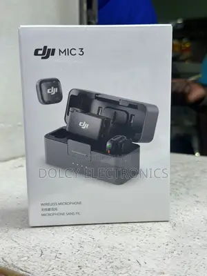 Dji Mic 3 (2 Tx + 1 Rx + Charging Case) Wireless Microphone
