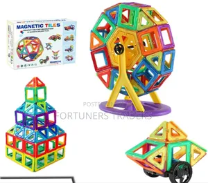 84pcs Magnetic Tiles