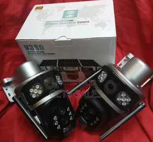 Wireless V380 Pro 4g Solar Powered Camera 10x Zoom - 10x Optical Zoom