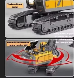 11 Channel Rc Excavator 1:20 Scale Alloy Remote Control