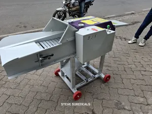 Chaff Cutter With Gear and Conveyor Belt