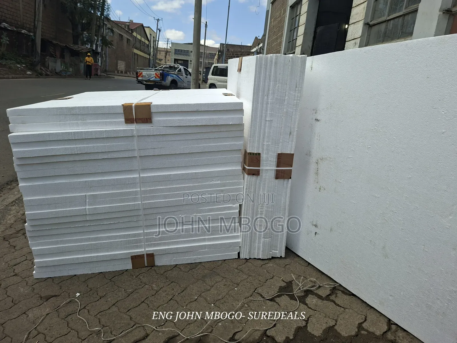 Styrofoam Sheets for Sound Proofing.