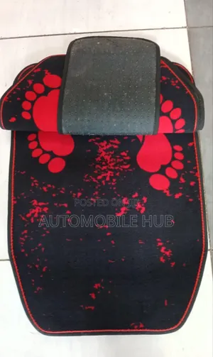 Black Red Car Floor Mats - Woolen Car Floor Mats