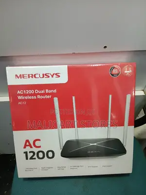 Mercusys Ac12 High-Speed Ac1200 Dual Band Wi-Fi Router