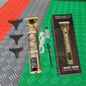 Cordless Vintage T9 Dragon Hair Clipper Trimmer With Led for Grooming