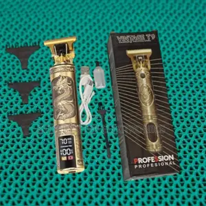 Vintage T9 Dragon Hair Clipper Trimmer With Led for Barber Styling