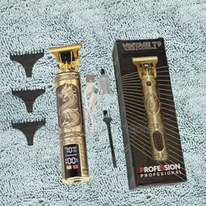 Vintage T9 Dragon Led Hair Clipper Trimmer With and Sharp Steel Blades