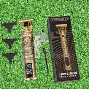 Vintage T9 Dragon Hair Clipper Trimmer With Led for Salon Barber Use
