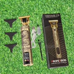 Vintage T9 Dragon Hair Beard Clipper Trimmer With Digital Led Display