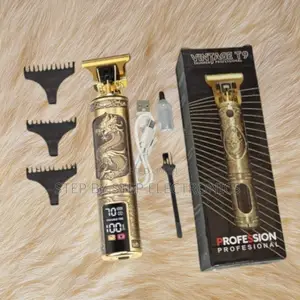 T9 Dragon Cordless Led Display Hair Clipper With Sharp Steel Blades