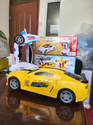 Yellow Transformer Toy Car Best Quality Even for Rough Kids