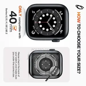 Goton Apple Watch Screen Protector Series 6/5/4, Se 3/2/1 40mm Case