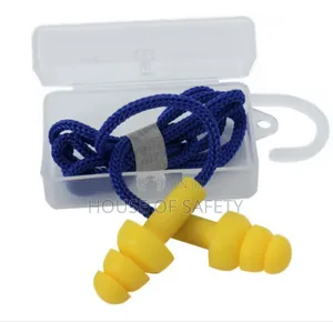Blue Ear Muffs In Blue And Yellow