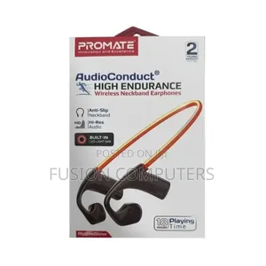 Promate Ripple Glow High-Endurance Wireless Neckband Earphones