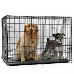 Moveable Welded Wire Mesh Pet Cage/Crate for Dogs - Medium Size