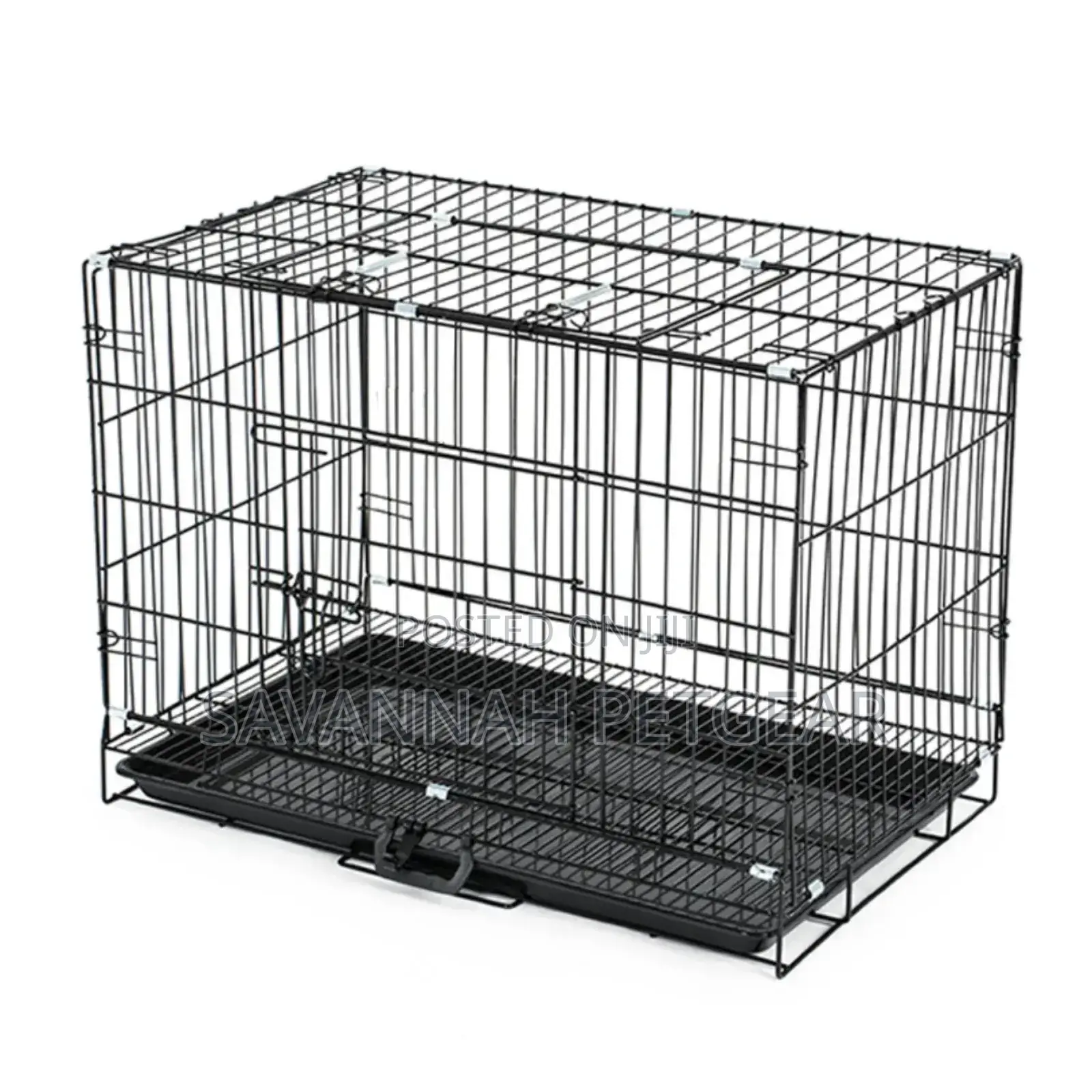 Moveable Welded Wire Mesh Pet Cage/Crate for Dogs - Medium Size