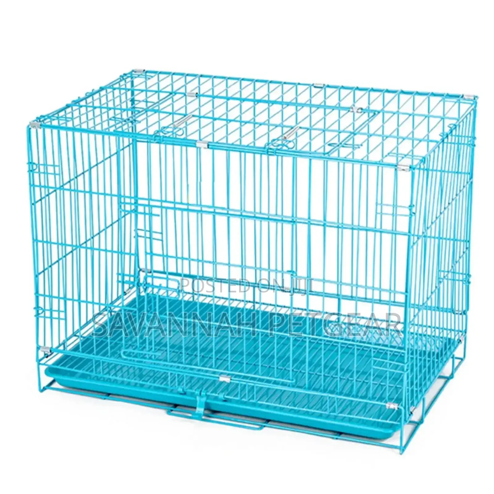 Moveable Welded Wire Mesh Pet Cage/Crate for Dogs - Medium Size