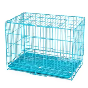 Moveable Welded Wire Mesh Pet Cage/Crate for Dogs - Medium Size