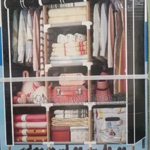 Wooden Wardrobe 3 Collumn