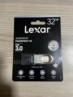 Lexar 32gb Fingerprint F35 Usb 3.0 Flash Drive