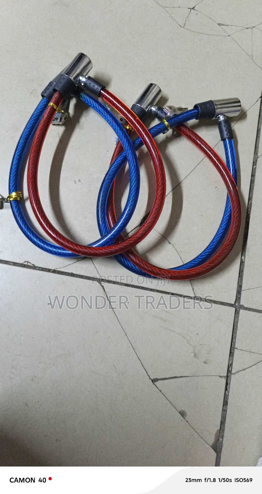 Bicycle Lock With 2 Keys