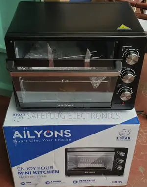 Ailyons 40ltrs Electric Countertop Oven - Bake, Roast, Grill, Toast