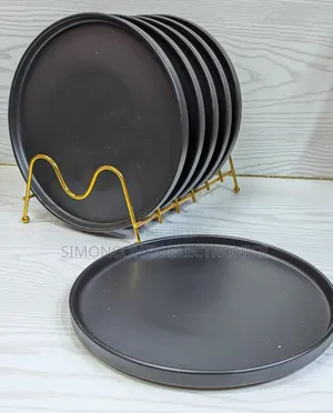 Black Ceramic Plates