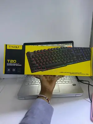 -Wolf "T20" Rainbow Backlit Gaming Keyboard