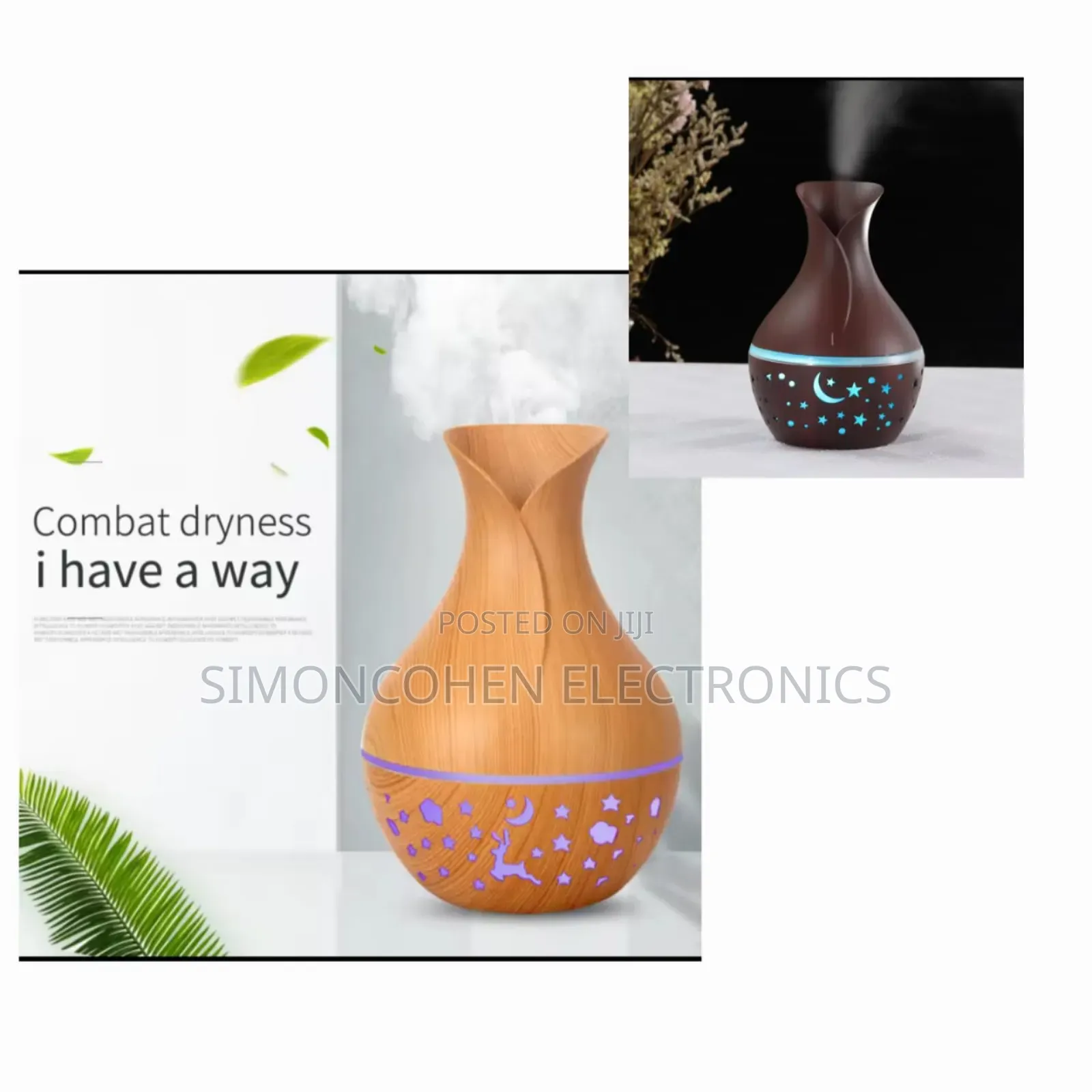 Wooden Ultrasonic Humidifier/Diffuser