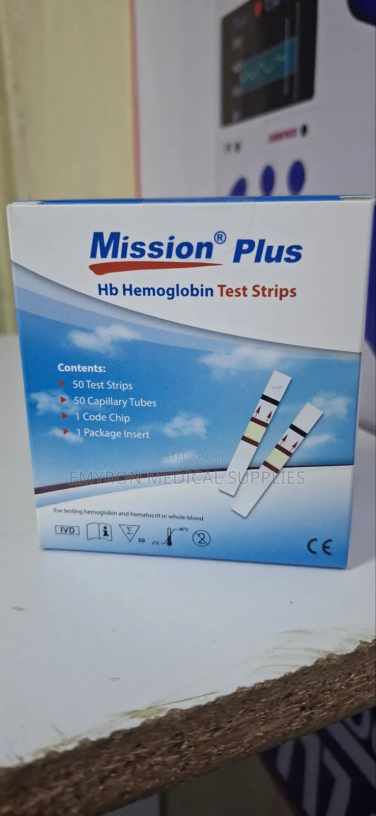 Haemoglobin Test Strips(Mission Plus)